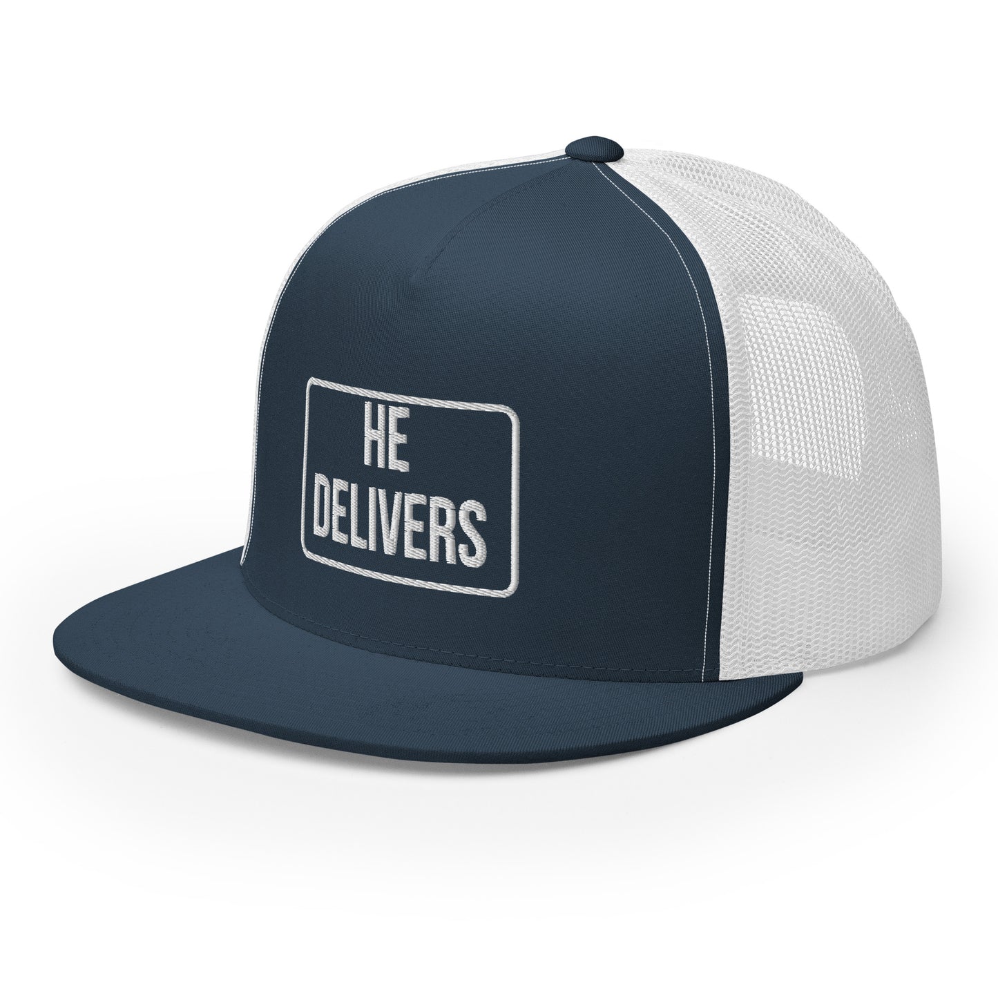 HE DELIVERS Trucker Cap