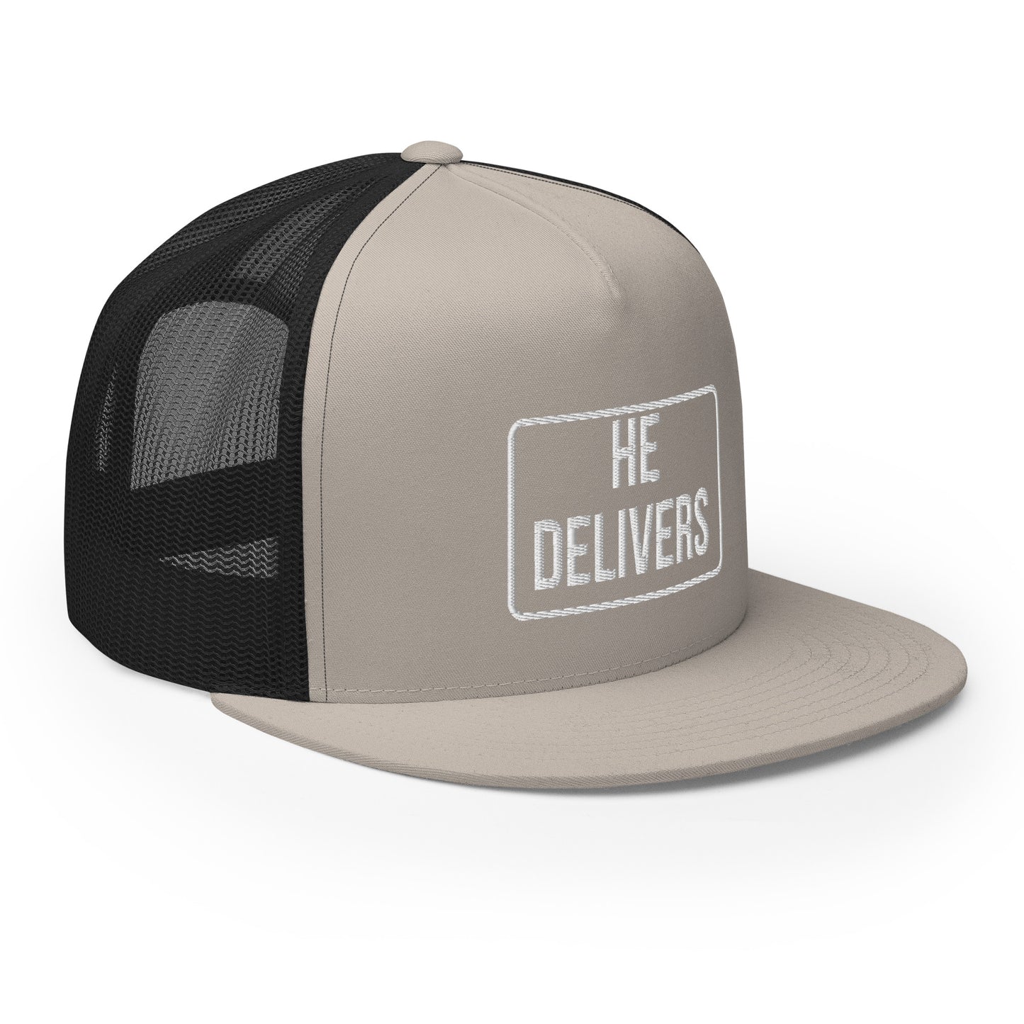 HE DELIVERS Trucker Cap