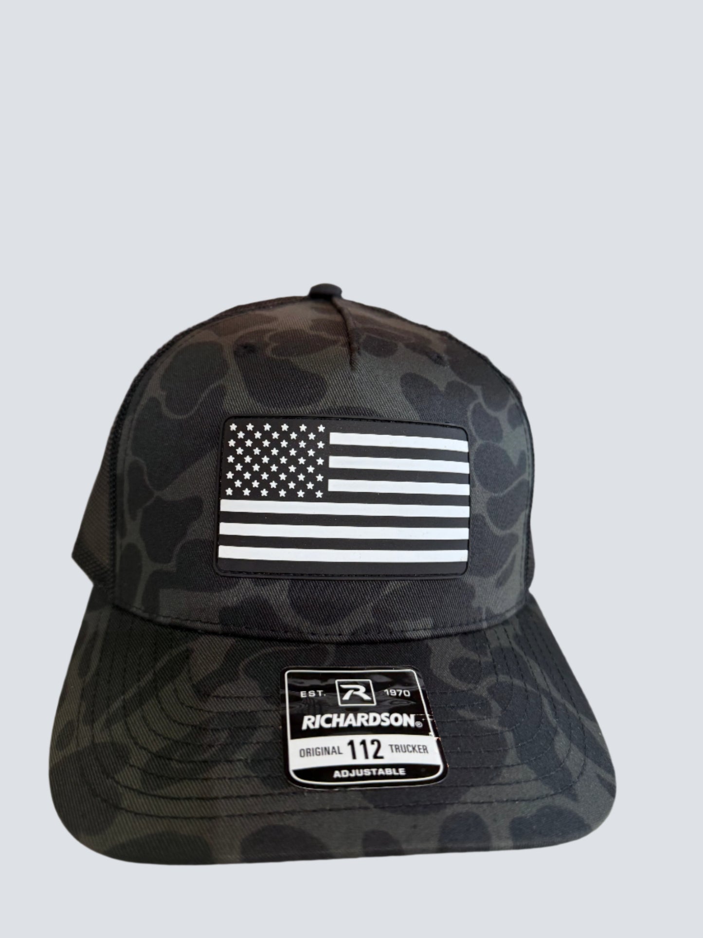 Black Camo American Flag