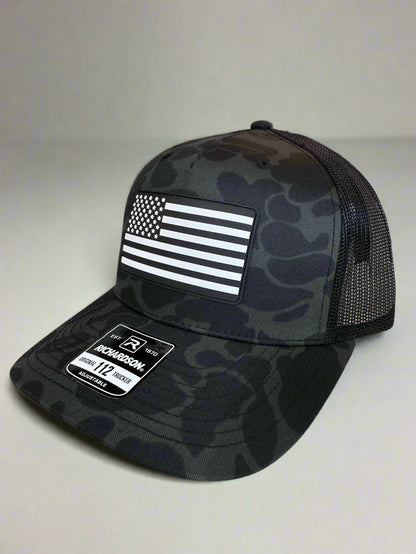 Black Camo American Flag