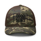 GOOD NEWS Camouflage trucker hat