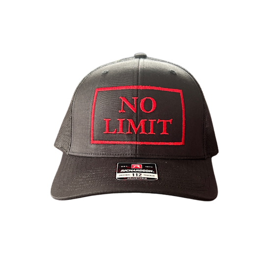 Red & Black NO LIMIT Trucker