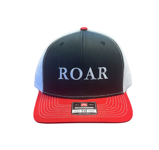 Red Blk White ROAR Trucker