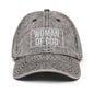 WOMAN OF GOD Vintage Cotton Twill Cap