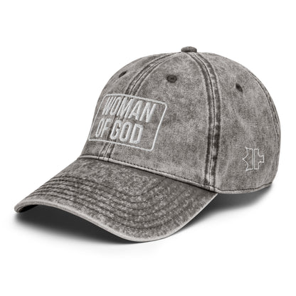 WOMAN OF GOD Vintage Cotton Twill Cap