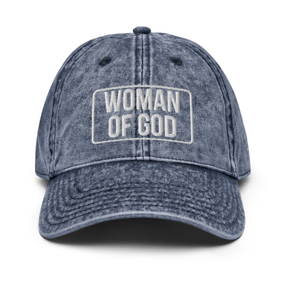 WOMAN OF GOD Vintage Cotton Twill Cap